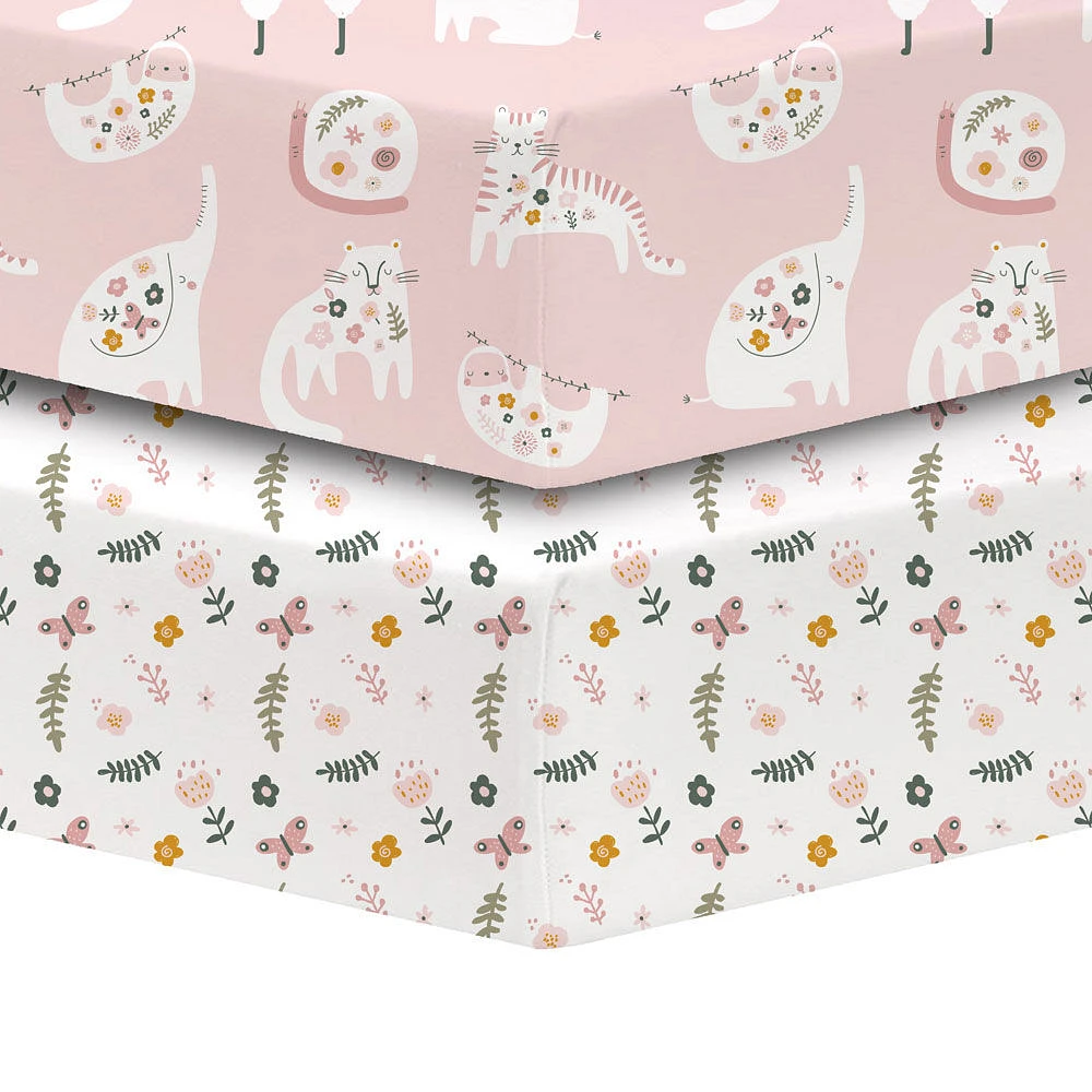 Koala Baby - 2 Piece Percale Sheets Zen Friends