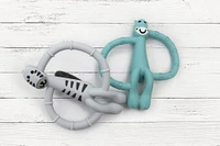 Silisafari Zebra Silicone Teether
