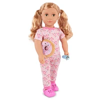 Our Generation Dreaming of Donuts Pajama Outfit & Accessories for 18-inch Dolls