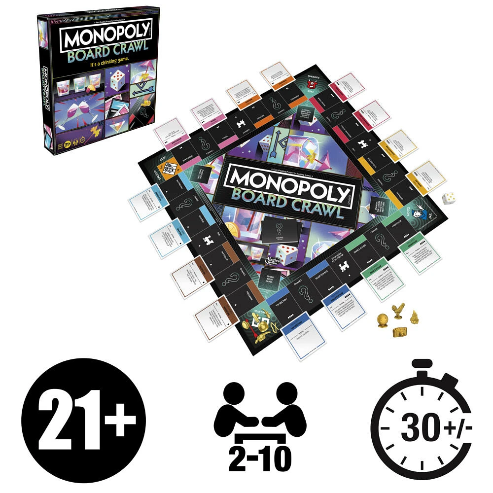 Monopoly Board Crawl - Édition anglaise