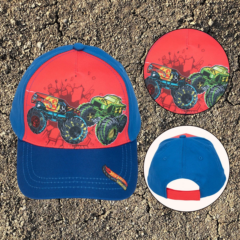 Hot Wheels Monster Truck Hat Multi Size 4-6X