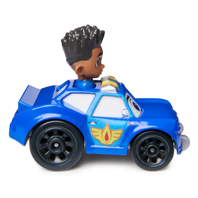 Disney Junior Firebuds Jayden & Piston Action Figure & Police Car