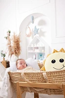 Around The Crib Kokoons Sun Plush Light and Melodie Pale Yellow/Amber Gold