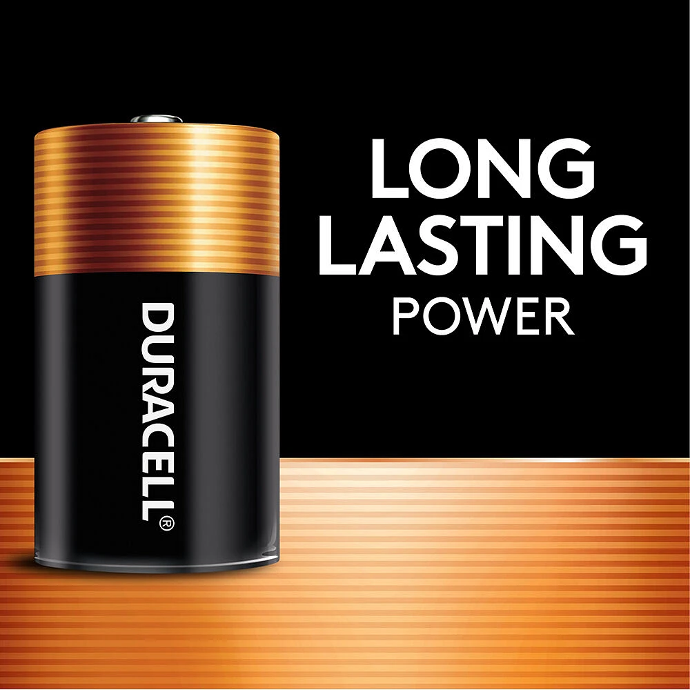 Duracell CopperTop D Alkaline Batteries - 4 count