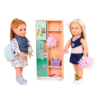 Classroom Cool Locker Set, Our Generation, Ensemble de casier pour poupées de 18 po