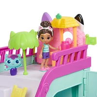 Gabby's Dollhouse, Bateau des chamis de Gabby, bateau de croisière avec 2 figurines, jouets surprises et accessoires de maison de poupée