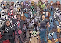 Ravensburger - La guerre des étoiles: The Mandalorian - CHALLENGE casse-têtes 1000pc