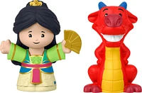 Little People Princesses Disney Coffret de 2fig. Mulan et Mushu