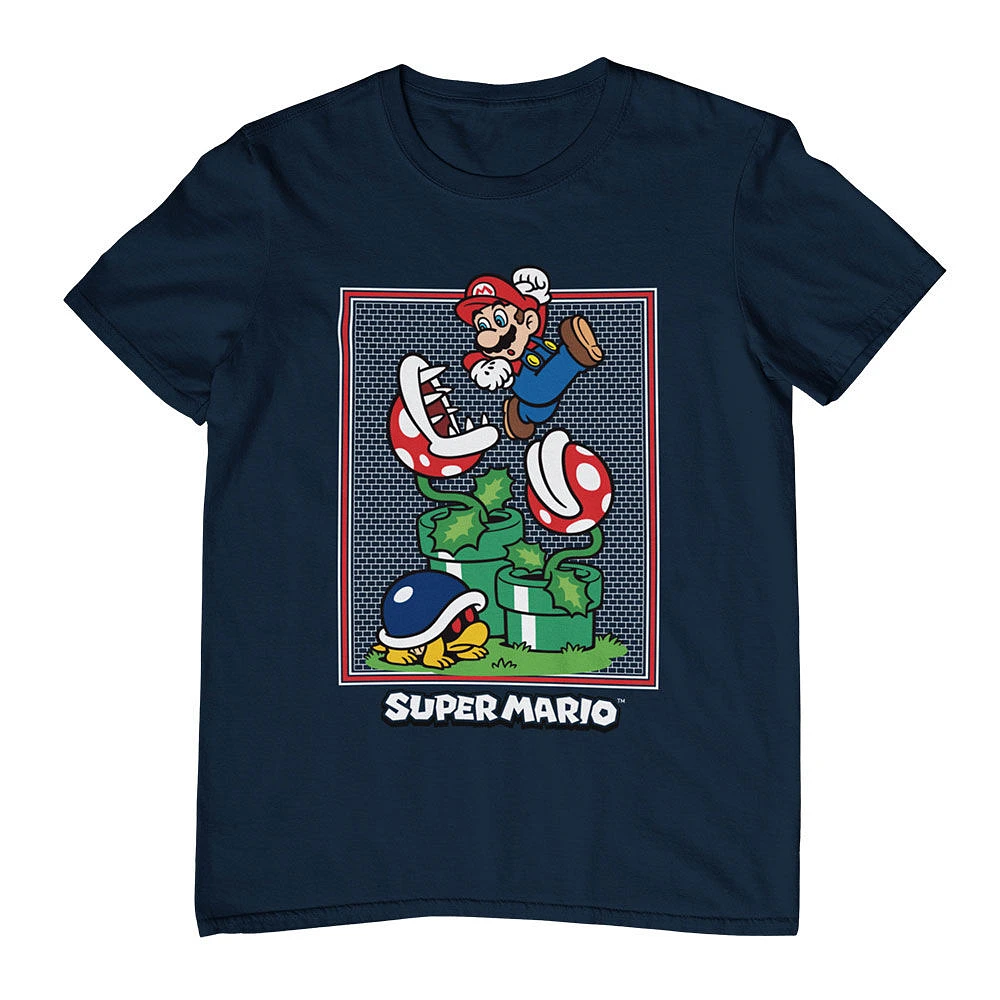 Super Mario- Navy Blue T-Shirt