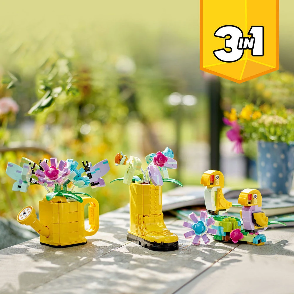 LEGO Creator 3 in 1 Flowers in Watering Can Building Toy 31149