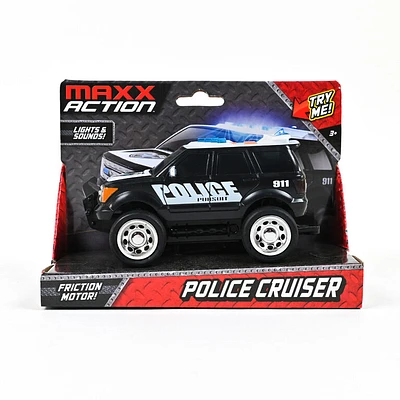 Maxx Action Light & Sound Rescue Vehicles Police Cruiser