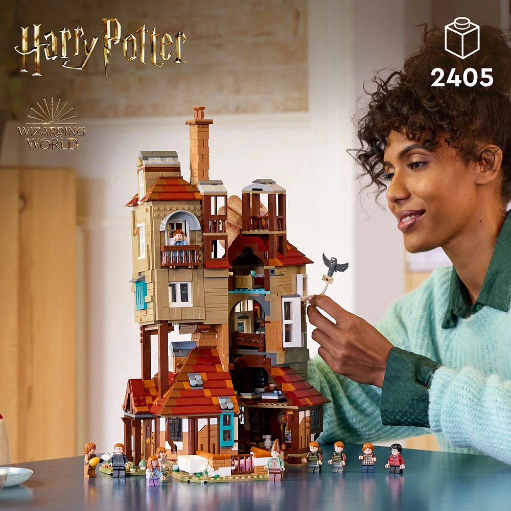 LEGO Harry Potter Le Terrier - Édition de collection Ensemble à construire de la maison Weasley pour adultes 76437