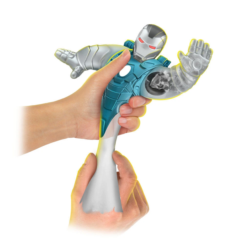 Heroes Of Goo Jit Zu Marvel S7 Hero Pk Armored Energy War Machine Goo Shifter Pkg Commun