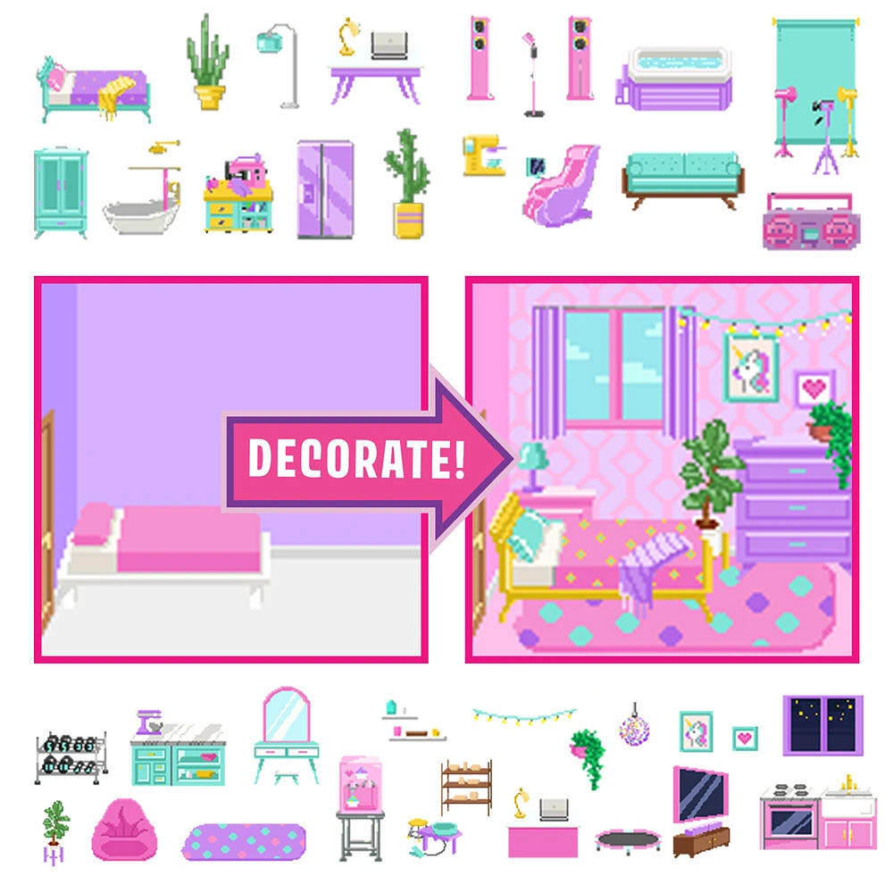 Pixel Stars Dreamhouse - Create a virtual dream version of yourself!