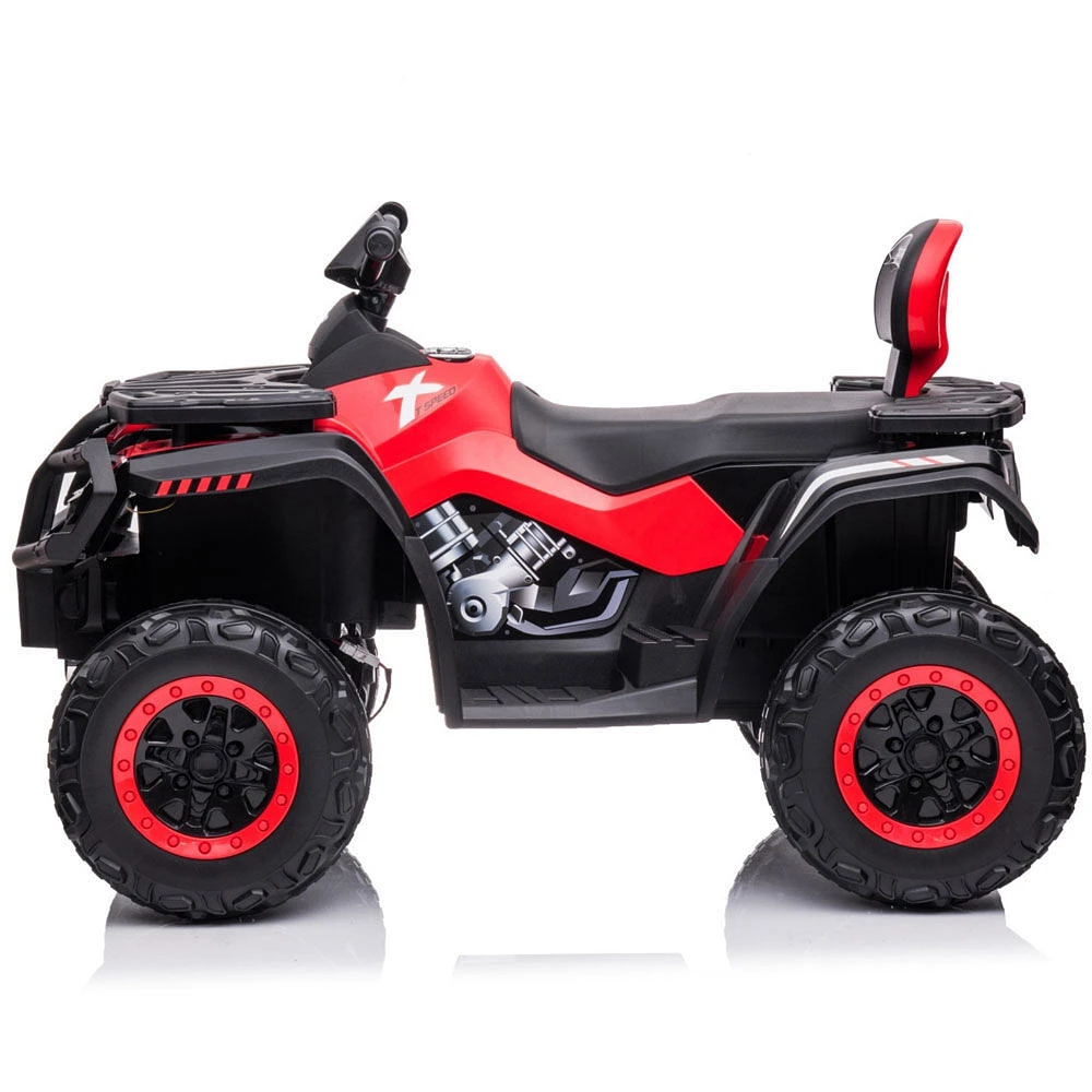 Quad ATV 4x4 amélioré KIDSVIP 24V Titan Edition - Rouge