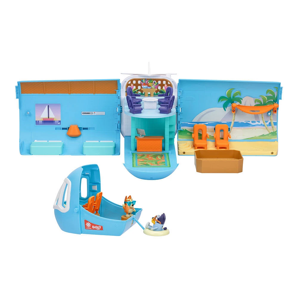 Bluey S11 Holiday Getaway Airplane Playset