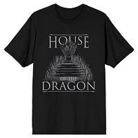 House of the Dragon The Iron Throne Black T-Shirt