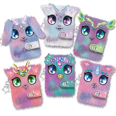 Nebulous Stars - Mini Fuzzy Notebook Keychain