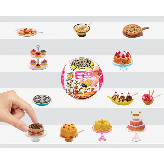 Make It Mini Food Cafe Series 1 Minis - MGA's Miniverse, Blind Packaging,  DIY, Resin Play, Collectors