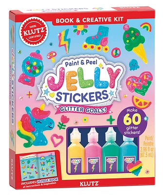 Paint & Peel Jelly Stickers: Glitter Goals! - Édition anglaise