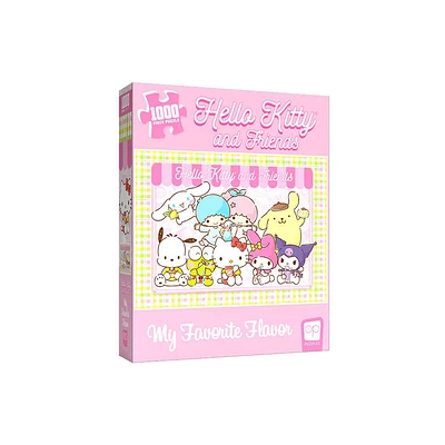 USAopoly Hello Kitty and Friends "My Favorite Flavor" 1000 Piece Puzzle - English Edition