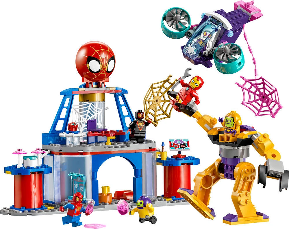 LEGO 4+ Team Spidey Web Spinner Headquarters Super Hero Toy Set 10794