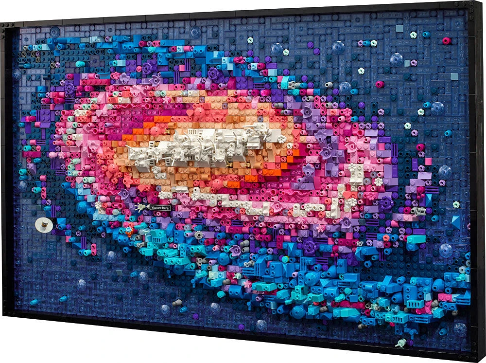 LEGO Art The Milky Way Galaxy Wall Art Décor Set 31212