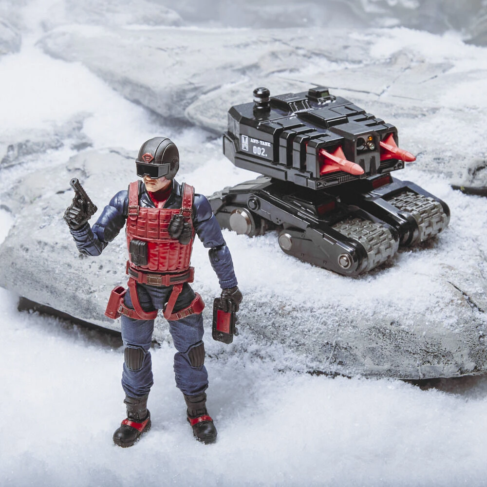 G.I. Joe Classified Series Scrap-Iron and Anti-Armor Drone, Collectible G.I. Joe Action Figures, 74, 6 Inch Action Figures
