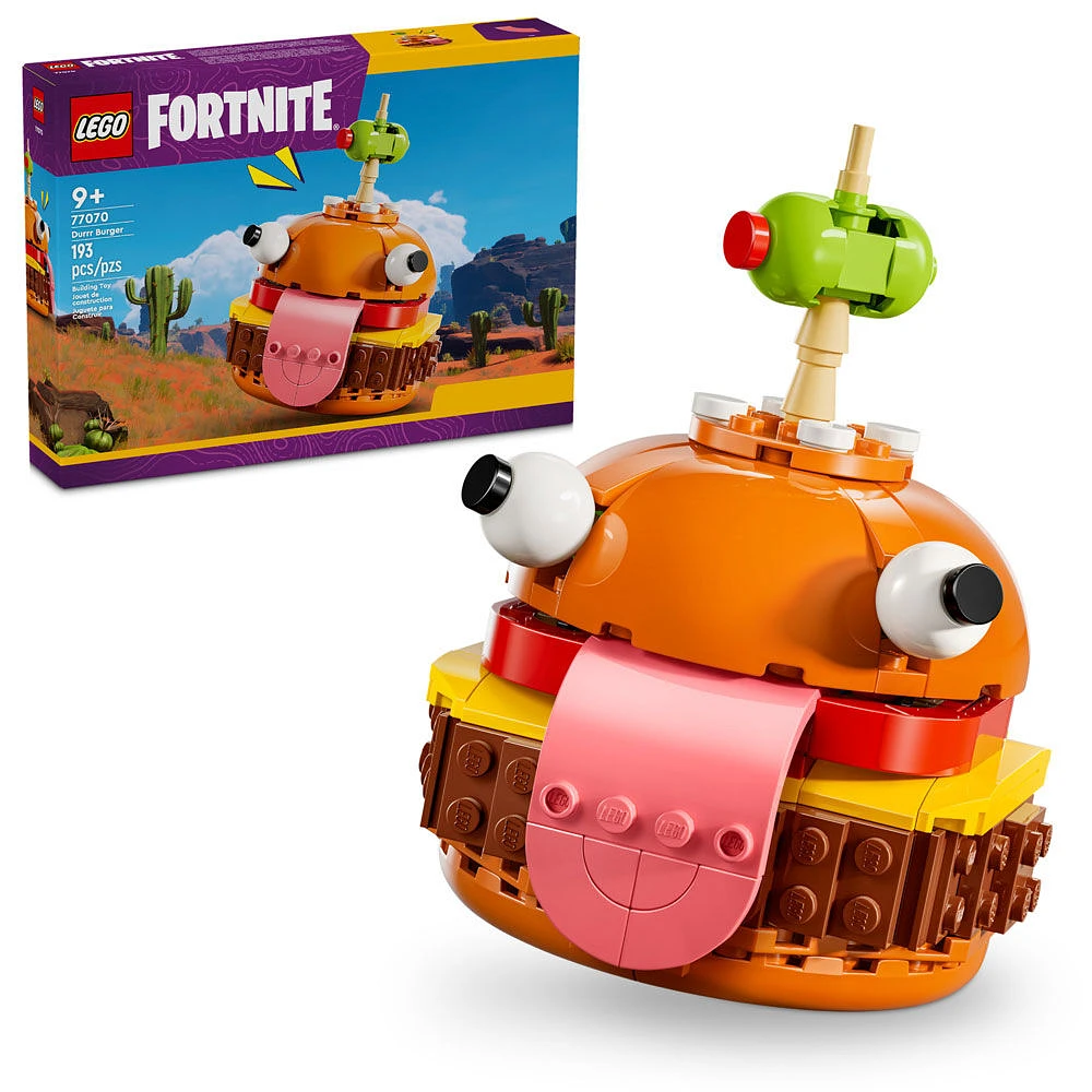 LEGO Fortnite Durrr Burger Ensemble de construction de jeu vidéo, Modèle à exposer 77070