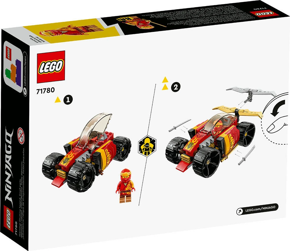 LEGO NINJAGO Kai's Ninja Race Car EVO 71780 Building Toy Set (94 Pieces)