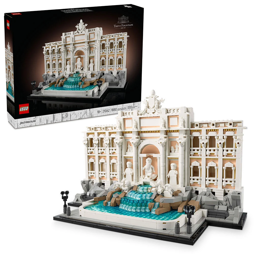 LEGO Architecture Trevi Fountain Building Set - Collectible DIY Craft for Adults - Gift Idea for Men and Women - 21062