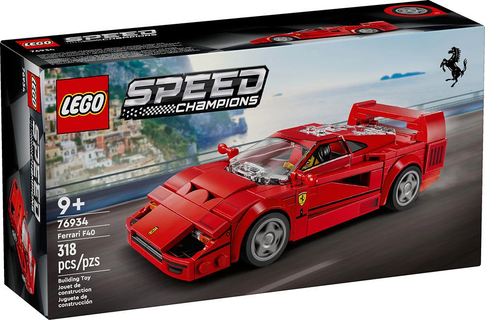 LEGO Speed Champions La supervoiture Ferrari F40 Jouet 76934