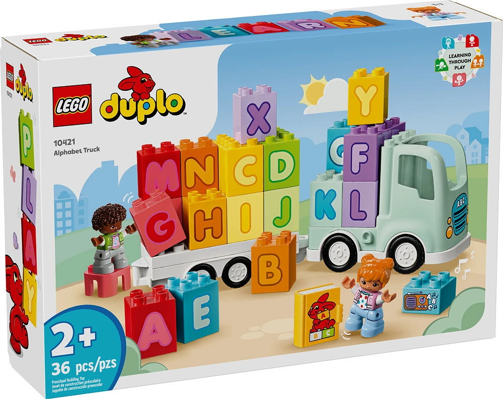 LEGO DUPLO Le camion alphabet; jeux pour enfants sur l'abc, jeux éducatifs 10421