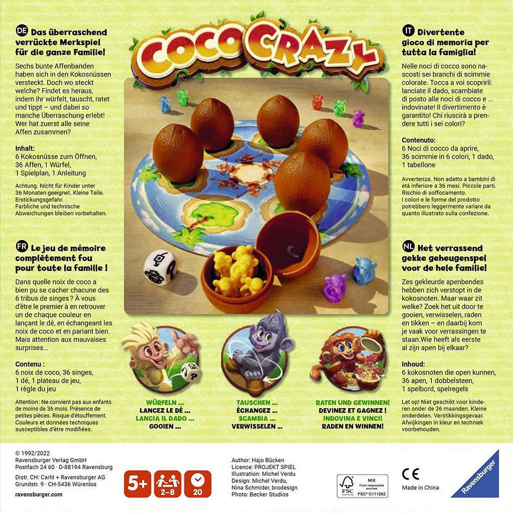 Ravensburger Coco Crazy Game - French Edition