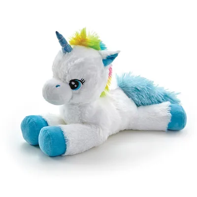 Snuggle Buddies 15" Lying Soft Rainbow Unicorn - R Exclusive - Colors and styles may vary - one per purchase