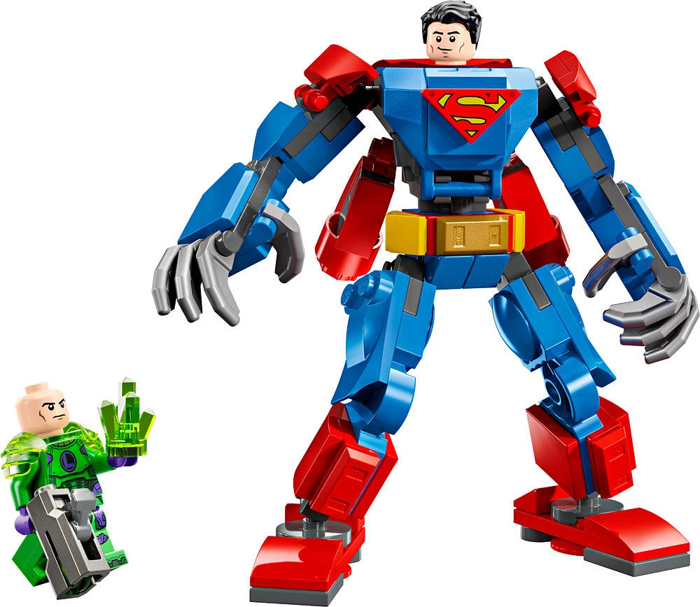 LEGO DC Le robot de Superman contre Lex Luthor , Ensemble de jeu de figurines de superhéros 76302