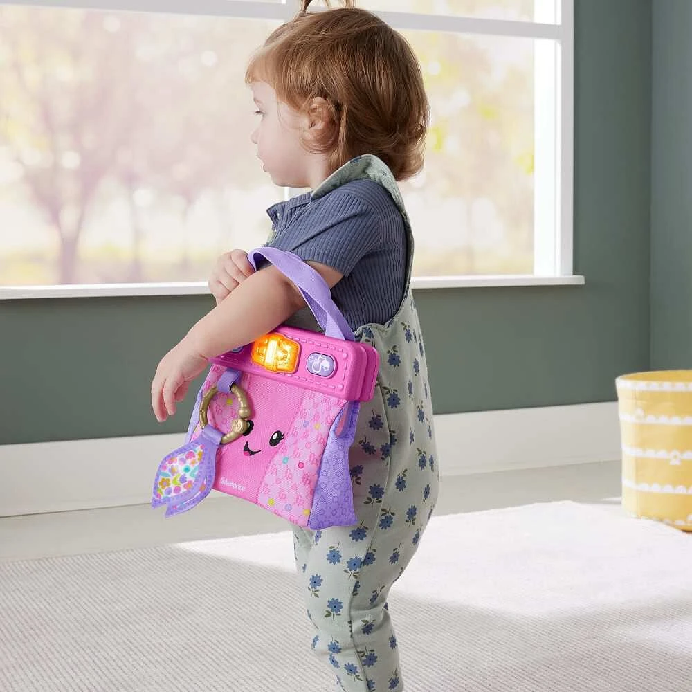 Fisher-Price Rires et Éveil Sac à main d'apprentissage En route - Édition anglaise