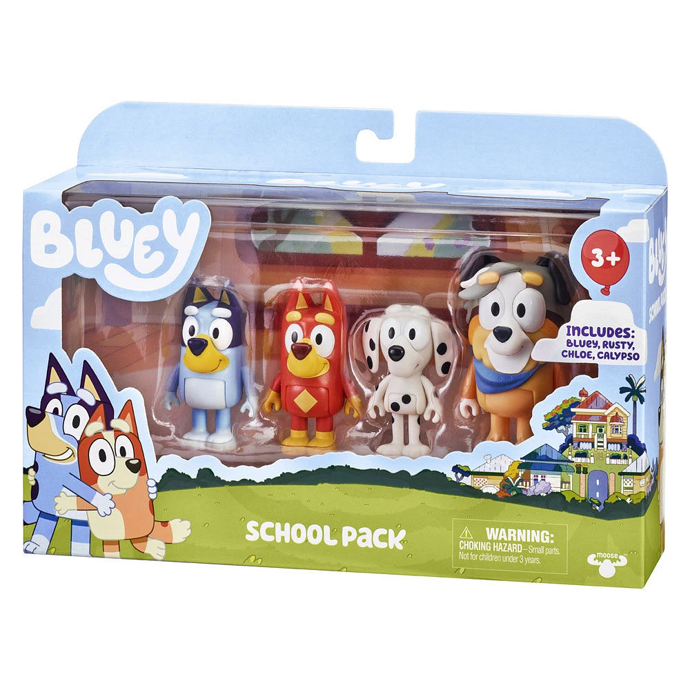 Bluey 4 Pack - School Pack