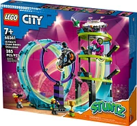 LEGO City Ultimate Stunt Riders Challenge 60361 Building Toy Set (385 Pieces)