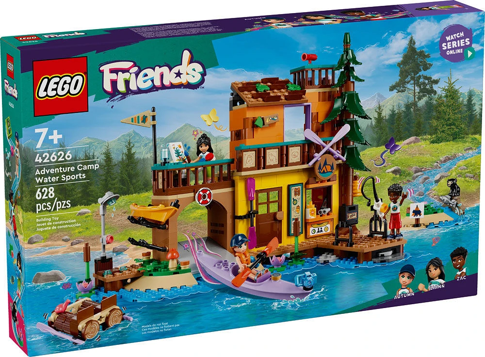 LEGO Friends Adventure Camp Water Sports Building Toy for Role Play, Gift Idea for Kids 42626