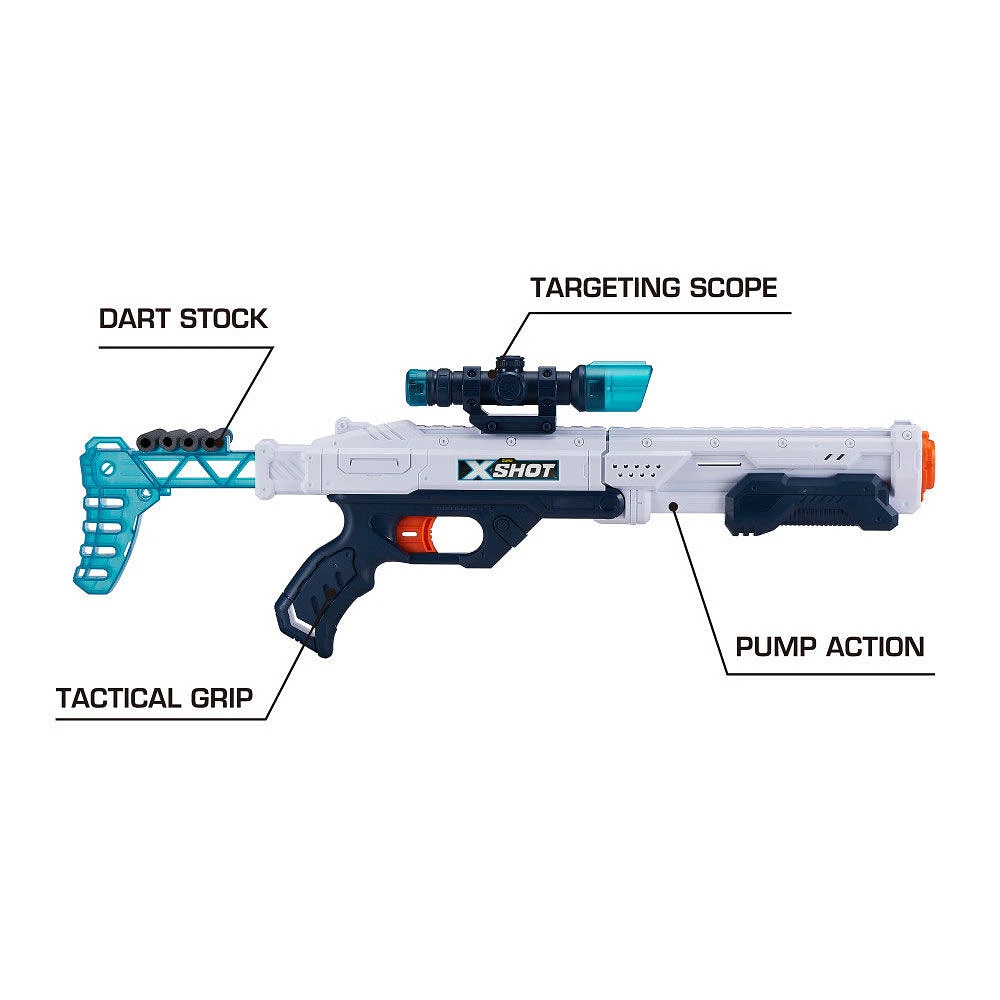 X-Shot Excel Hawk Eye Foam Dart Blaster (16 Darts)