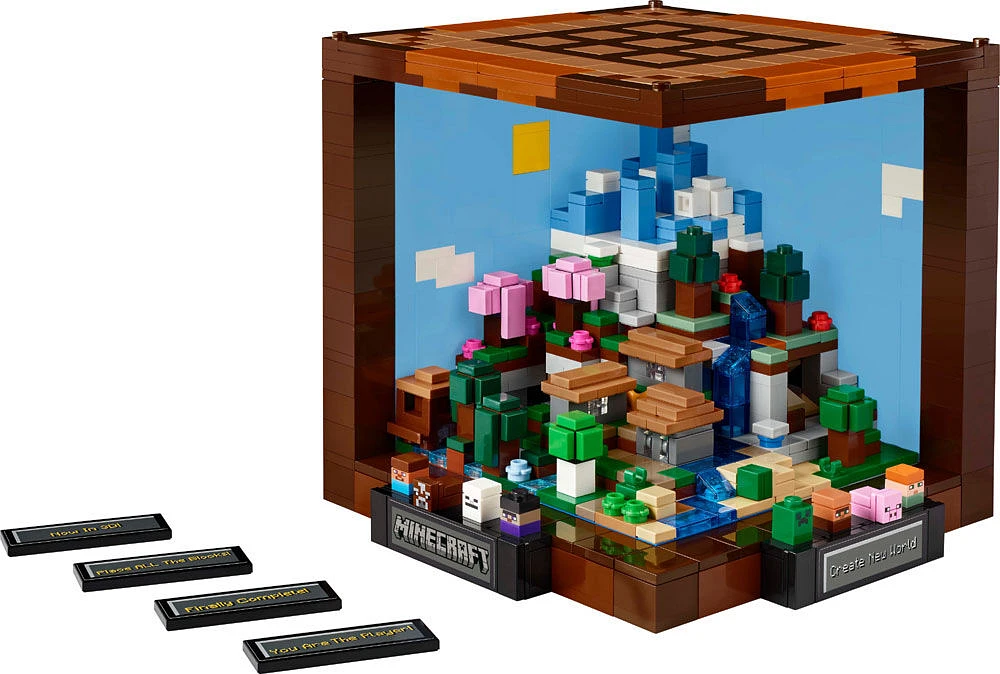 LEGO Minecraft The Crafting Table Creative Gift Idea for Adults 21265