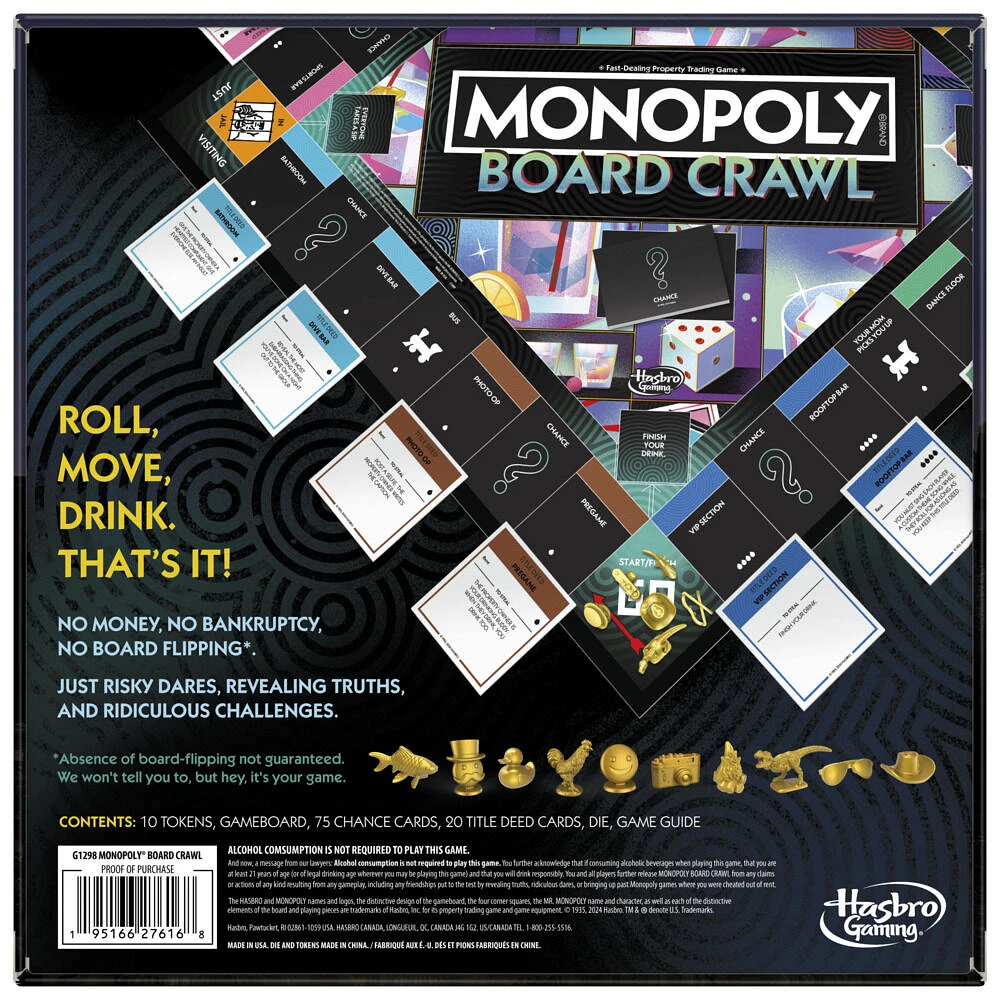 Monopoly Board Crawl - Édition anglaise