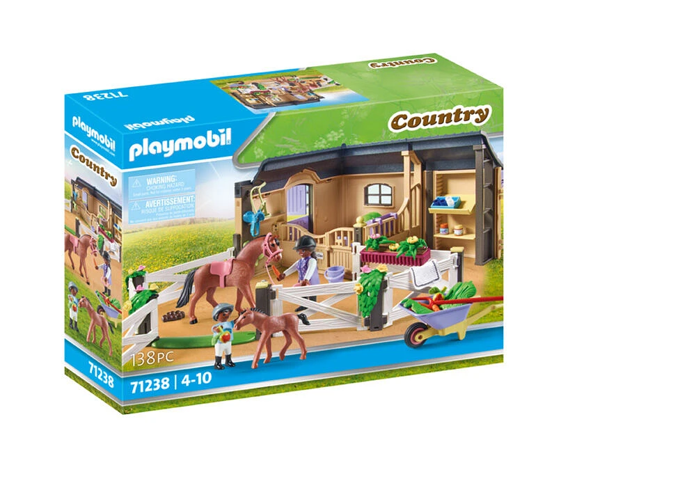 Playmobil - Etable et carrière pour chevaux