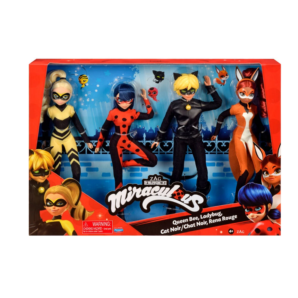 Miraculous Heroez - Fashion Dolls 4 Pack - R Exclusive