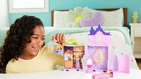 Disney Princess Rapunzel Storytime Stackers Doll House, Small Doll, Pascal Figure & 7 Accessories