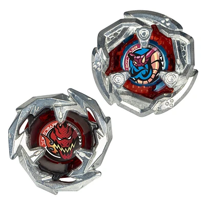 Beyblade X Dual Pack de toupies Tail Viper 5-80O et Sword Dran 3-60F