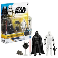 Star Wars Epic Hero Series Darth Vader & Stormtrooper 4 Inch Action Figures, Star Wars Toys