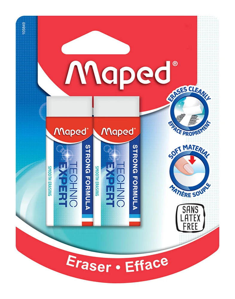 Maped Eraser Technic Expert 2Pk