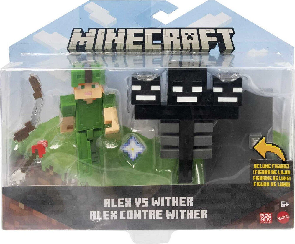 Minecraft - Figurines Alex vs Wither